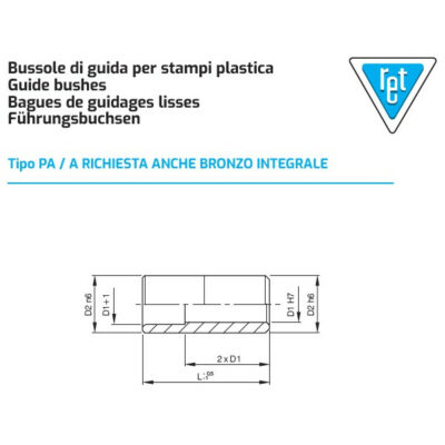 BUSHING TYPE PA 25x46 RET