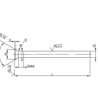 EJECTOR F 0.5x125 FORM D RET