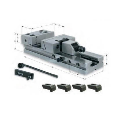 PRECISION VICE 125mm jaws, 150mm reach MSR 161828 ROHM