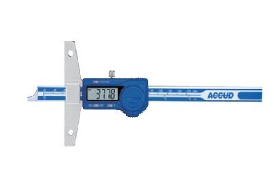 DIGITAL DEPTH GAUGE WITH HOLES L 200/0.01 191-008-11 ACCUD