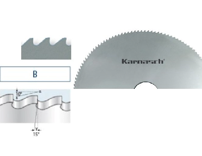 CIRCULAR BLADES FOR METAL 100x2 E.Z HSS DIN 1838 B 48Z 55001100200 KARNASCH