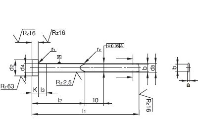 FLAT EJECTOR F 10x9.5x1.5x125 RET