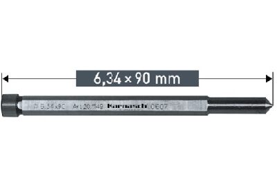 ВОДАЧ ЗА МАГНИТНА БОРКОРОНА СЪС ЗАПОЕНИ ТВЪРДОСПЛАВНИ ПЛАСТИНИ HARD LINE 40мм 12-17мм 6.34х90мм 201149 KARHASCH