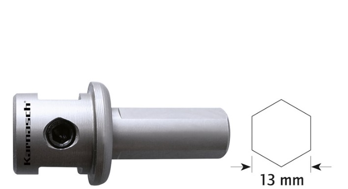 ДЪРЖАЧ ЗА ВОДАЧ ЗА БОРКОРОНА СЪС ЗАПОЕНИ ТВЪРДОСПЛАВНИ ПЛАСТИНИ 13мм 14-60.5