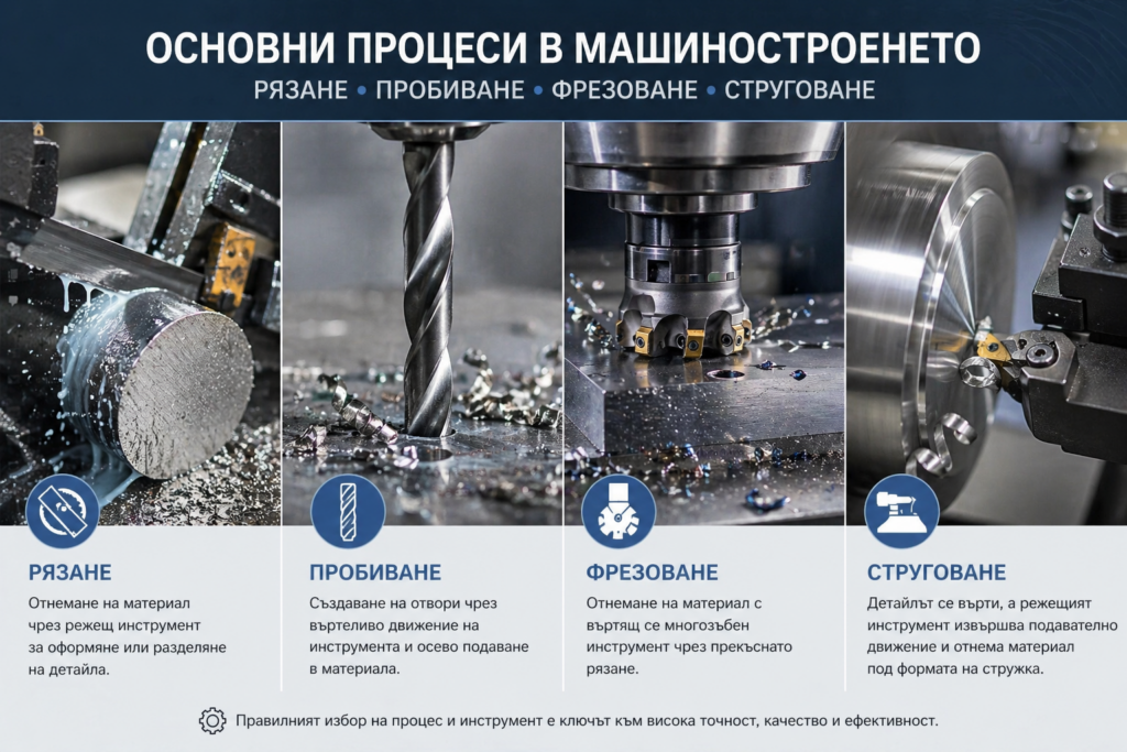 основни процеси в машиностроенето