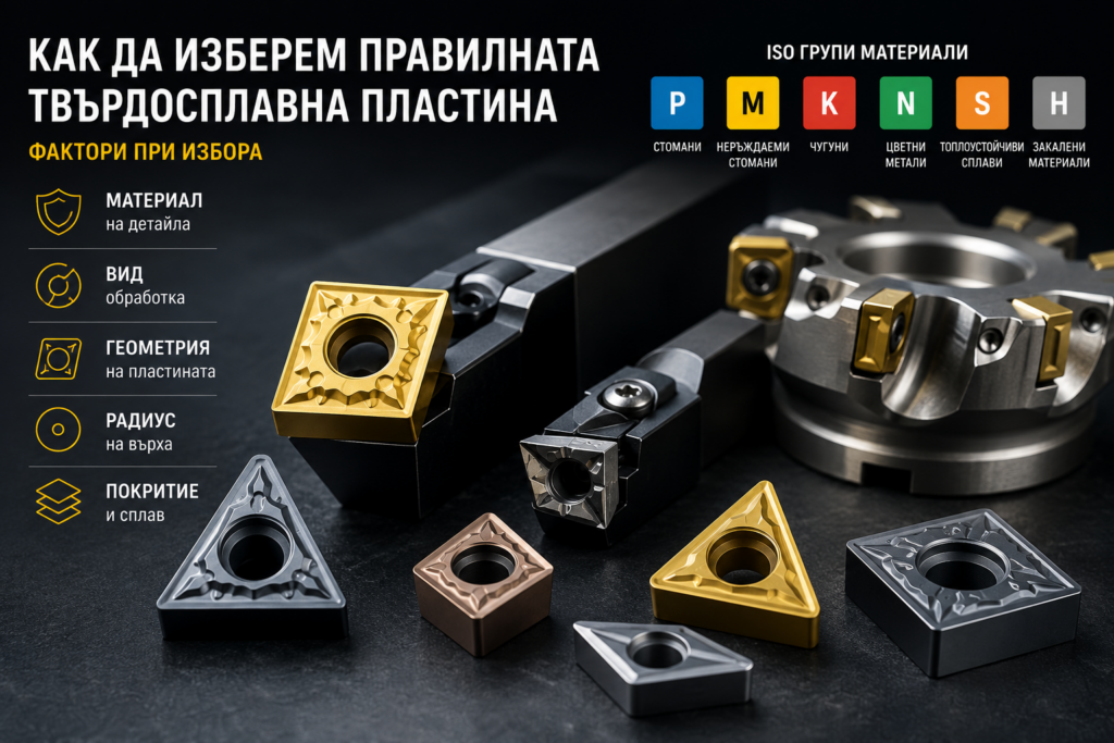 твърдосплавна пластина за металообработка