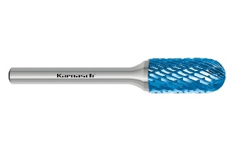 БОРФРЕЗА 3х14×3х38 ЦИЛИНДРИЧНА R ВРЪХ WRC/HP-3 Blue-Tec 115021025 KARNASCH